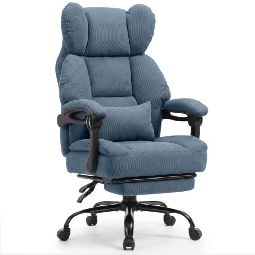 GTPLAYER Big and Tall Blue Gaming Chair