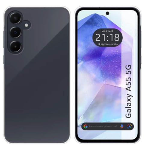 Tumundosmartphone Custodia In Silicone Gel Tpu Trasparente Per Samsung Galaxy A55 5G