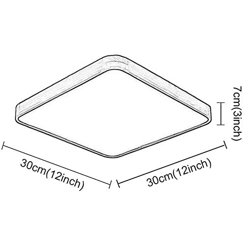 Plafonnier LED 48W dimmable pour ajuster la lumière du salon