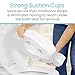 Vive Toilet Seat Cushion (Soft Cushioned Foam) - Easy Clean Soft Padded Bathroom Attachment - Elongated, Standard Seats - Comfort & Support Donut for Handicap Adults
