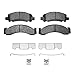 Dynamic Friction Company 5000 Advanced Brake Pads - Semi Metallic and Hardware Kit