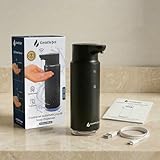 GentleJet CrystalJet - Dispensador automático de jabón sin contacto, dispensador de jabón de manos para baño o cocina