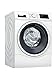Bosch WDU28512 Serie 6 Smarter Waschtrockner,10kg Waschen,1400UpM,AutoDry optimale Trocknung, EcoSilence Drive leiser und effizienter Motor, weiß-schwarzgrau, Wash & Dry 60' Wäschepflege in 60 Minuten