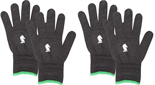 Classic Equine Horse Barn Gloves Small - XL Sizes (Medium, 2 Pairs)