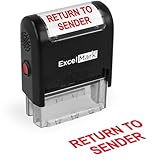 Return to Sender Self Inking Rubber Stamp - Red Ink