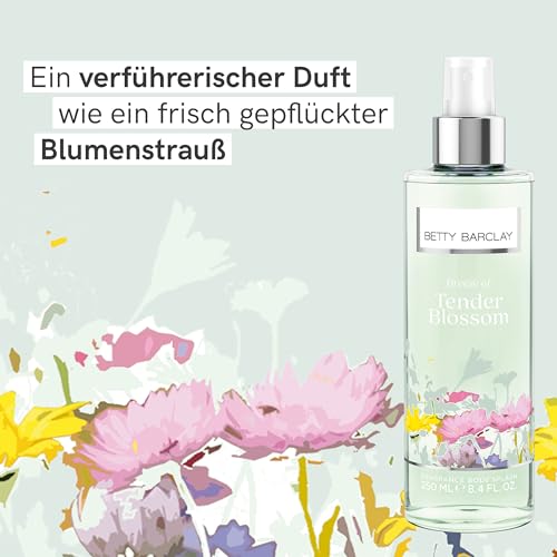 Betty Barclay Betty Barclay® Tender Blossom | Body Splash - Blumig - Fruchtig - Frisch - Ein Natürlicher Sinnlicher Duft der Sinnlichkeit Versprüht | Body Splash