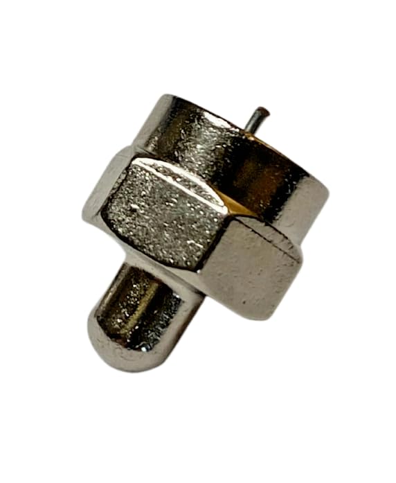 Coax Cable End Terminator Caps 75 Ohm F Type for Ports on Splitter, Wall Plates, Sattelite, Antenna (10-Pack)