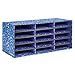 Bankers Box Classroom 15 Compartment Literature Organizer, Single (3384301),Blue