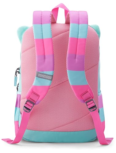Image of American Tourister Smoodle+ | 30 Ltrs | 2 Compartments | Bottle Pocket | Ergonomic Padded Back Panel & Shoulder Straps | Kids Backpack | 1 Year International Warranty | Pink
