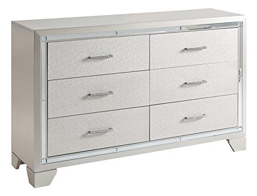 Signature Design By Ashley - Lonnix Dresser - Silver Finish