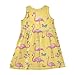Girl Princess Dress Baby Girls Fashion Party Dress Birthday Party 2T Sweet Flamingo