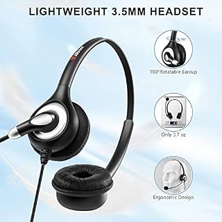 Casque Pc Casque Telephone avec Micro 3.5mm Oreillette Skype Business UC Lync Softphone Centre D’Appels Bureau… - Les Beatles, Paul McCartney, John Lennon, RIngo Starr, George Harrison Casque Pc Casque Telephone avec Micro 3.5mm Oreillette Skype Business UC Lync Softphone Centre D'Appels Bureau… – Image 2