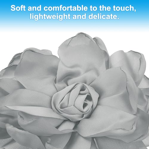 Image of PATIKIL Rose Flower Hair Clips, Fabric Brooch Pins for Women Wedding Party Dance Dress Clothes Accessories Valentine's Day Gifts