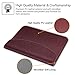 Fintie Sleeve Case for Microsoft Surface Go 4/3/2/1 (2023/2021/2020/2018) - Slim Fit Premium Vegan Leather Cover with Stylus Loop, Compatible w/Keyboard,Burgundy