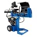 15T Holzspalter mit Hydraulikzylinder, 5l Benzinmotor 7PS, horizontal & vertikal, max. Holzlänge 520mm, Schutzkäfig, schnelle Zykluszeit, Doppelhandbedienung, 4fach Kreuzspaltkeil & Regenabdeckung