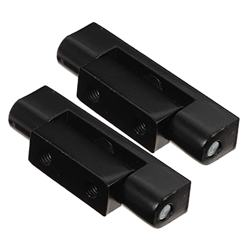 VILLFUL 2pcs Bearing Hinge Hinges for Kitchen Cabinets Heavy Duty Hinges Upvc Door Hinges Kitchen Cabinet Hinges Bifold Door Hinges for Cabinet Hinge Replacement Black Aluminum Alloy