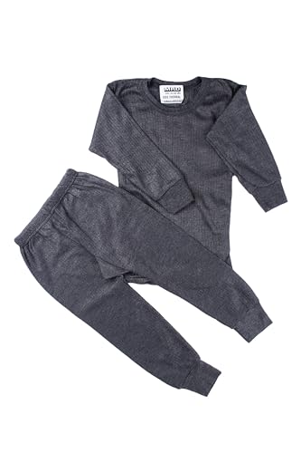 Image of Kids Winter Thermal Set Full Sleeve Body Warmer Top & Pyjama Set for Boys & Girls | Warm Innerwear Thermals for Winter
