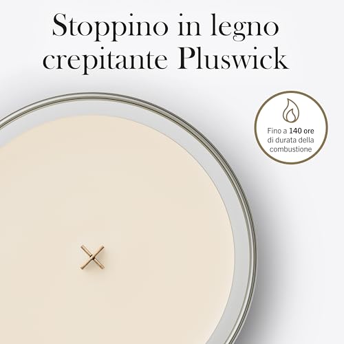WoodWick Candela profumata | Candela a clessidra grande | White Honey | Regali perfetti per donne - Immagine 4