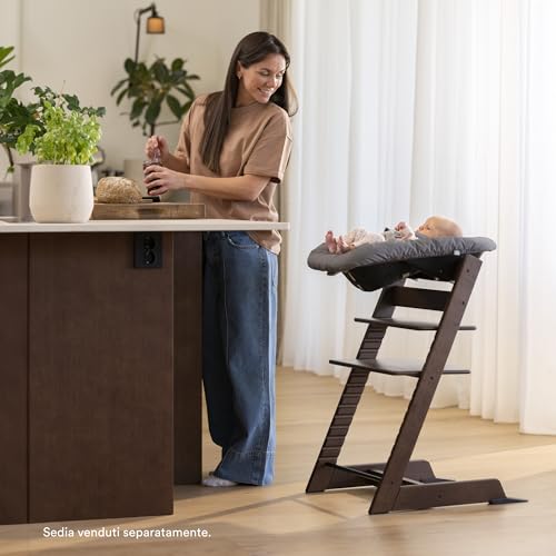 Tripp Trapp Newborn Set, Anthracite - Trasforma Tripp Trapp In Una Sedia Per Neonati Fino A 9 Kg - Confortevole, Sicuro E Facile Da Usare - Compatibile Con I Modelli Tripp Trapp Prodotti Dal Maggio - 7