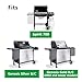 Hongso 7508 Stainless Steel 3 Burner Tubes Kit Replacement Parts for Weber Genesis Silver B/C, Spirit 700, Genesis Gold B/C (2002+), Spirit E310, E320, S310, S320 Gas Grill (with Side Control Panel)