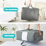 105L Extra Large Storage Bag for Blankets Comforters Bedding Clothes Pillow - Image 4