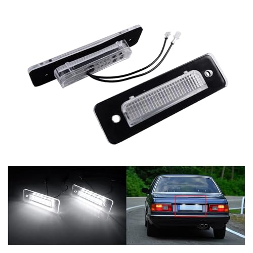Luz LED placa matrícula de alta luminosidad blanca para modelos E30 y E24 2