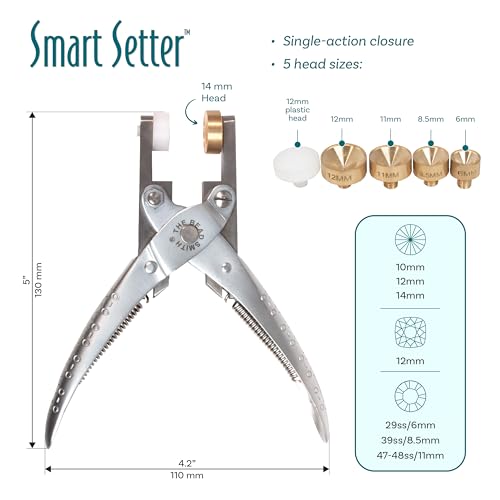 Pince Beadsmith Smart Setter pour fixer les griffes sans rayer le métal - 5