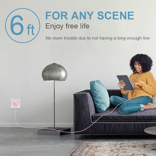Image of Novobit Type C Fast Charger for iPhone 16 /15, USB C Charger, iPhone 16 Charger with 2 Pack 6ft Cable for iPhone 16 /16 Plus /16 Pro /16 Pro Max /iPhone 15 /15 Pro Max /Samsung (S