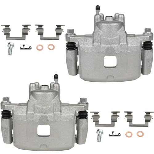 Image of cciyu Front Left & Right Brake Calipers Assembly w /Bracket 18B5032A 18B5033A 2007 2008 2009 2010 2011 2012 For Dodge For Caliber