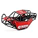 INJORA RC Roll Cage Rock Buggy Body Shell per 1/10 RC Crawler Car Axial SCX10 & SCX10 II 90046 (Rosso)