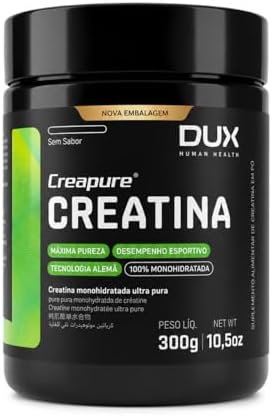 Creatina Creapure DUX 300g | 100% pura hipertrofia força musculaç...
