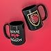 Zak Designs House of the Dragon Unique Color Change Ceramic Coffee Mug for Hot Drinks, Collectible Keepsake (15 oz, Targaryen)