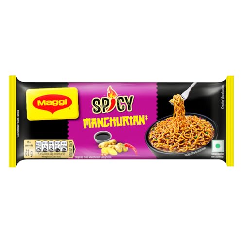 MAGGI Spicy Manchurian Noodles | Inspired by Manchurian Gravy | Instant & Easy-to-Cook Snack | 244g Pack