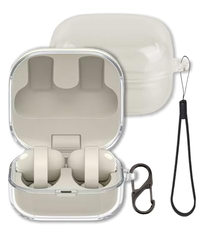 Sony LinkBuds Clip�C���z���p�N���A�P�[�X�AFJIASTB �_���TPU�ϏՌ��ی�J�o�[�J���r�i�ƃX�g���b�v�t��(����)