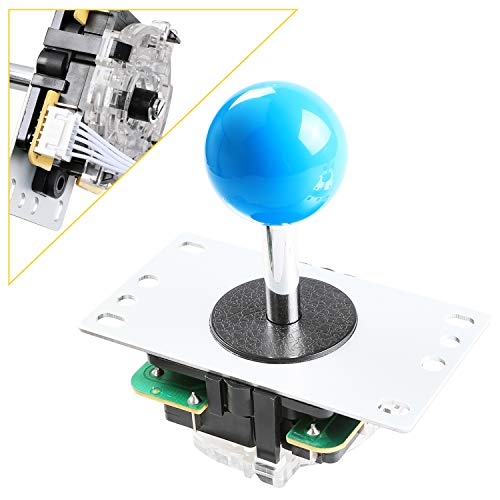 Hikig New Updated Version 2-Player LED Arcade DIY Kit - 2X Zero Delay LED USB Encoder + 2X Arcade Joystick + 20x LED Arcade Buttons for MAME, PC, Windows, Raspberry Pi, Arcade1Up