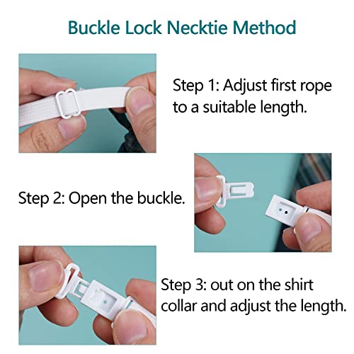 Sucrain 5pcs Boy's Necktie Pre-tied Adjustable Neck Strap Tie Plaid Zipper Tie for Wedding Graduation School Cosplay Uniforms3