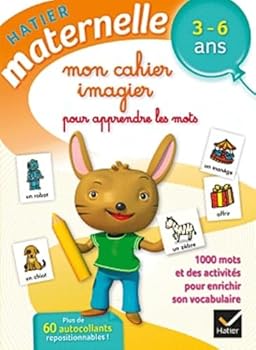 Paperback mon cahier imagier pour apprendre des mots ; maternelle ; 3/6 ans [French] Book