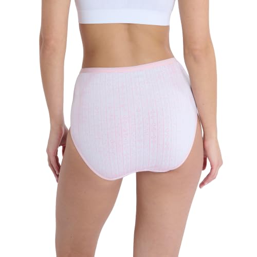 Image of Laura Ashley Women's Cotton Brief Underwear Set, High-Waisted Panties for Women, 5-Pack