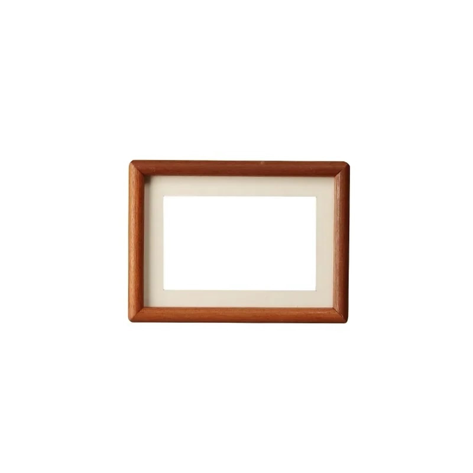 DAJGRHE Photo Frame Solid Wood Round Corner Picture Frame, Minimalist Design, Tabletop, Home Decor(16.6x11.6cm 6Inch-A)