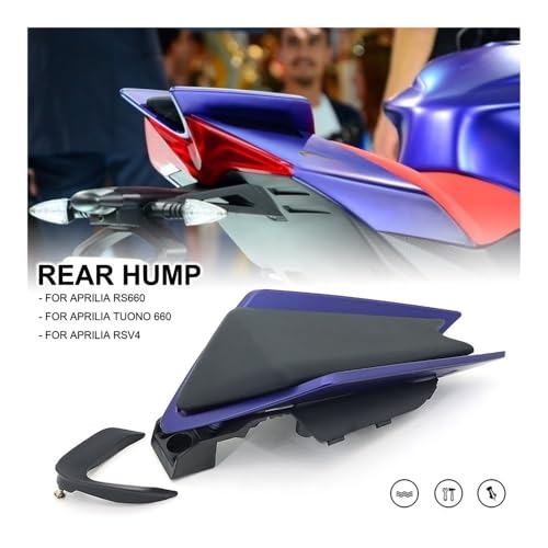 Carénage queue RS660 aérodynamique avec bosse de protection passager
