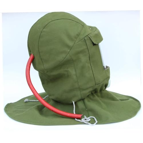 Masque sablage industriel vert de 22 cm contre les éclats de meulage - 5