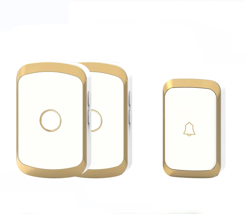 Longqi wireless doorbell smart home super remote control electronic remote control switch no punching a tow a tow two villa old call (day (one button two bells))