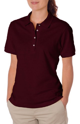 5.6 oz. 50/50 Jersey Polo with SpotShield (437W) Maroon, XL