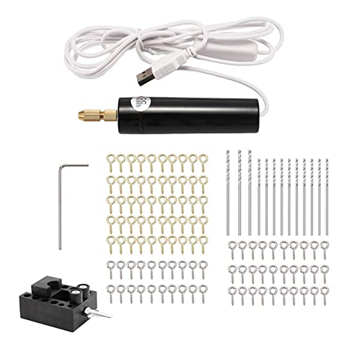 Image of SYDL Mini Electric Corded Hand Drill Kit and Bits for Jewelry Making Plastic Tool| Drill Bits| Tools