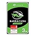 Produktbild Seagate Barracuda 3 TB interne Festplatte HDD, 3.5 Zoll, 5400 U/Min, 256 MB Cache, SATA 6 Gb/s, silber, FFP, Modellnr.: ST3000DMZ07