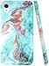 A-Focus Case for iPhone XR Case, Glossy Smooth Marble Series IMD Design Bumper Shock Proof Flexible Slim TPU Rubber Case for iPhone XR 2018 6.1 inch Glossy Bluish Green