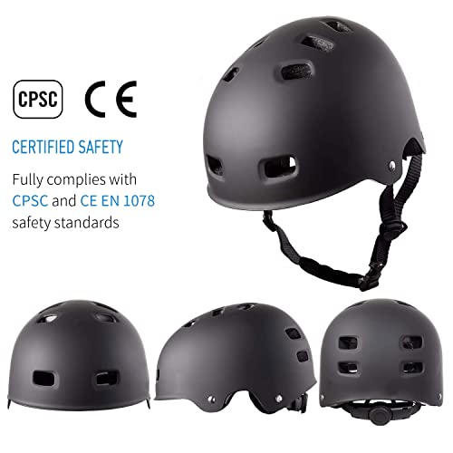 image for TurboSke Skateboard Helmet, BMX Helmet, Multi-Sport Helmet, Bike Helme