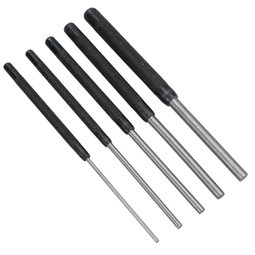 5pc Parallel Pin Punch Set 1/8 3/16 1/4 inch 5/16 3/8 8