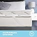Silentnight Airflow 800 Double Mattress Topper - Extra Thick Deep Fitted Mattress Enhancer with 8cm Thick Cushioning, Mesh Sides to Increase Airflow and Elasticated Straps - Double - 190x135cm , White Silentnight Airflow 800 Double Mattress Topper - Extra Thick Deep Fitted Mattress Enhancer with 8cm Thick Cushioning, Mesh Sides to Increase Airflow and Elasticated Straps - Double - 190x135cm , White
