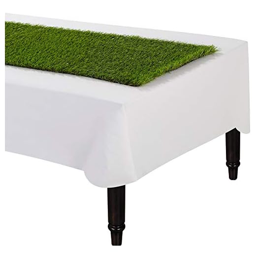 Talking tables Chemin De Table En Herbe Artificiel | Ideal Comme Acccessoire de Decoration De Fete D'enfants, de Mariages et Paques